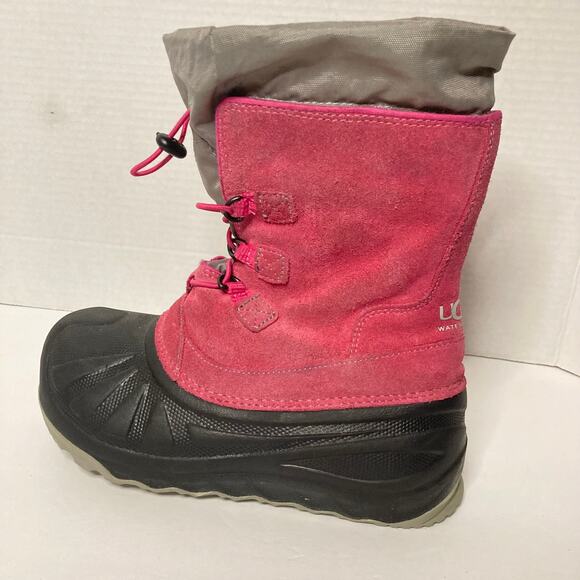 UGG Ludvig Pink Girl's Winter Boots Size 4 - Picture 6 of 14